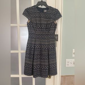 Vince Camuto petite dress iridescent 2P NWT